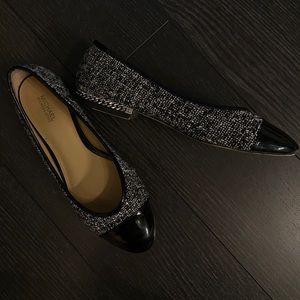 Michael Kors Tweed Ballet Flats size 7.5